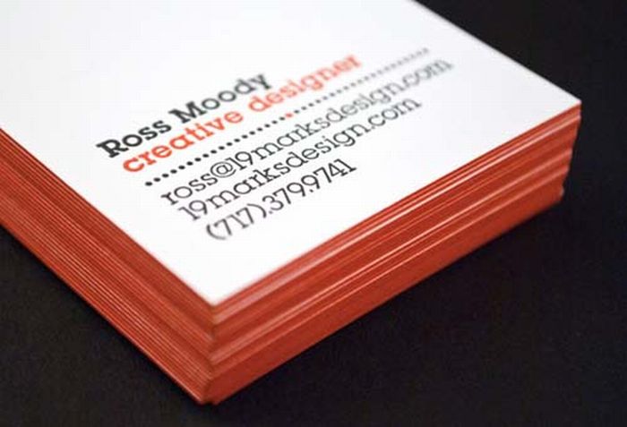 Very Creative Edge Painted Business Cards (45 pics)