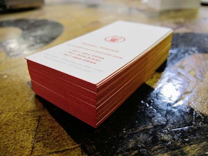 Very Creative Edge Painted Business Cards (45 pics)