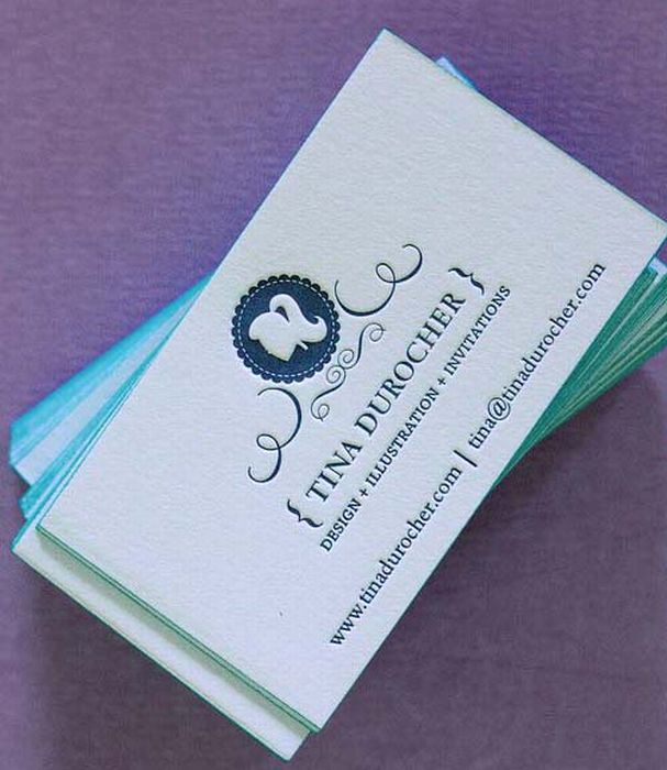 Very Creative Edge Painted Business Cards (45 pics)