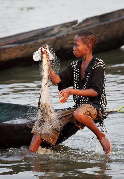 Ganvié - Lake City of Africa (35 pics)