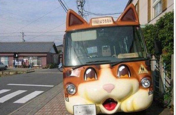 Crazy Japanese School Buses (25 pics)