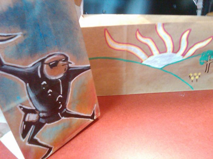 Lunch Bag Art (100 pics)