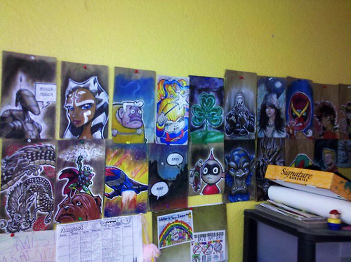 Lunch Bag Art (100 pics)