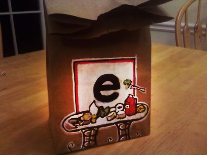 Lunch Bag Art (100 pics)