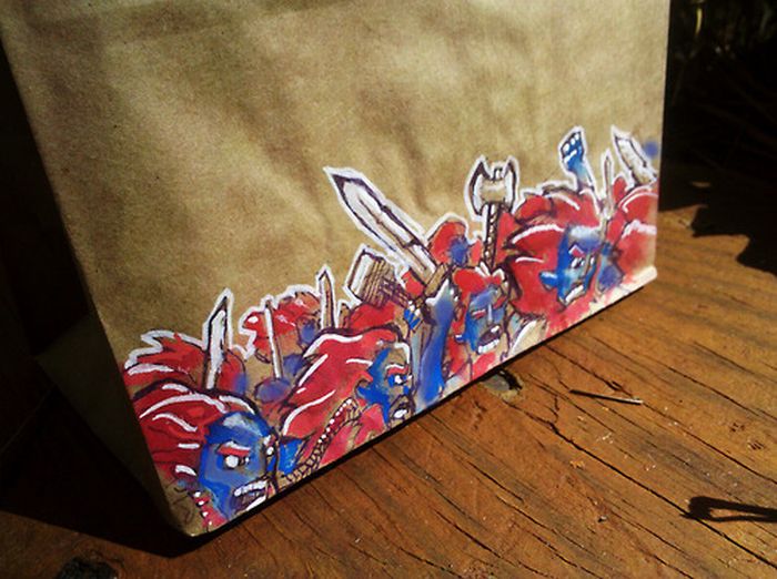 Lunch Bag Art (100 pics)