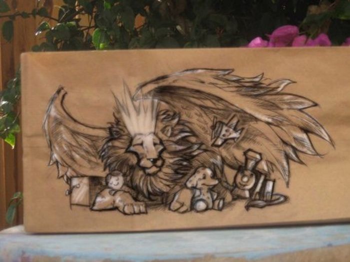 Lunch Bag Art (100 pics)