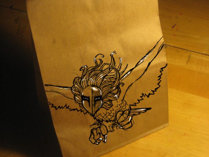 Lunch Bag Art (100 pics)