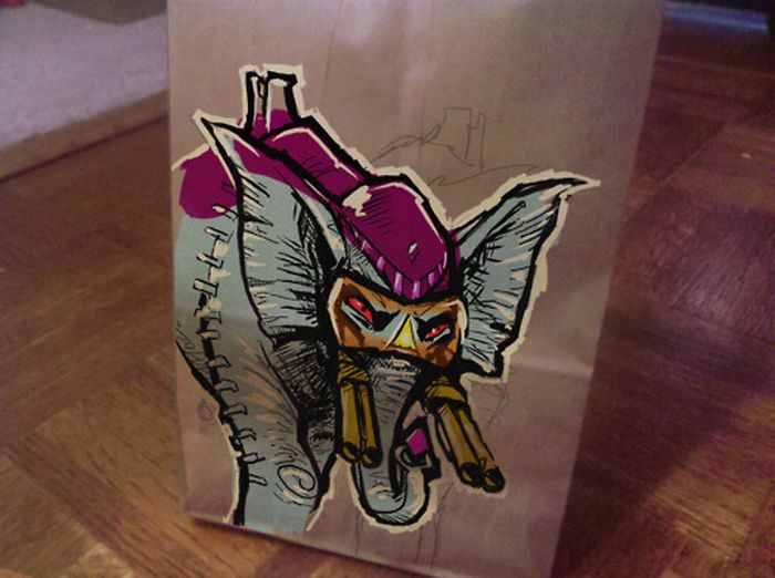 Lunch Bag Art (100 pics)