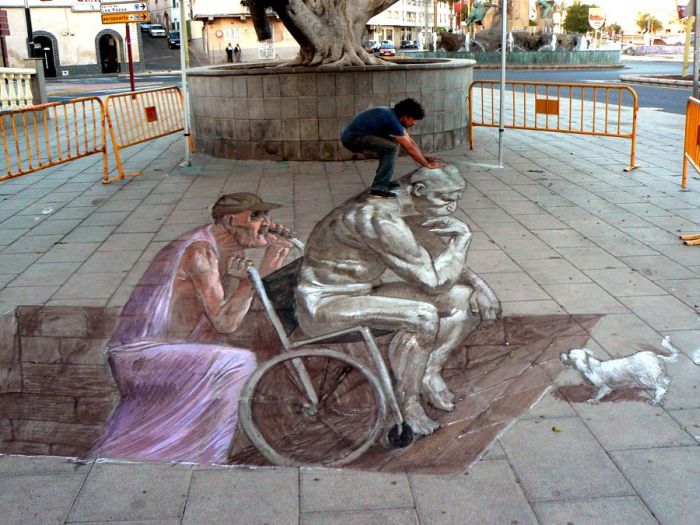 Amazing 3D Street Art Illusions (30 pics)