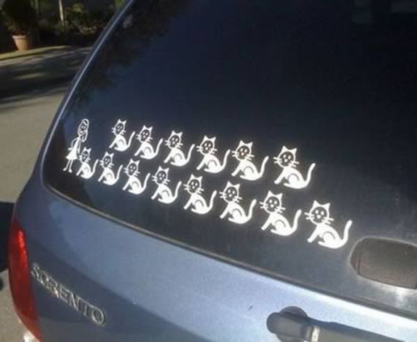 Funny Family Car Stickers (12 pics)