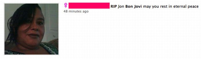 Reactions to Jon Bon Jovi’s “Death” (31 pics)