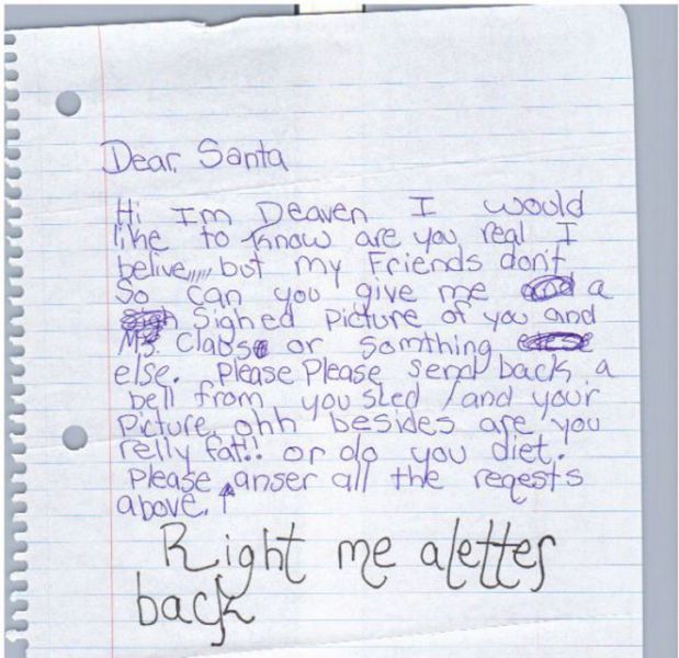 Funny Letters to Santa (25 pics)