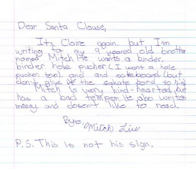 Funny Letters to Santa (25 pics)