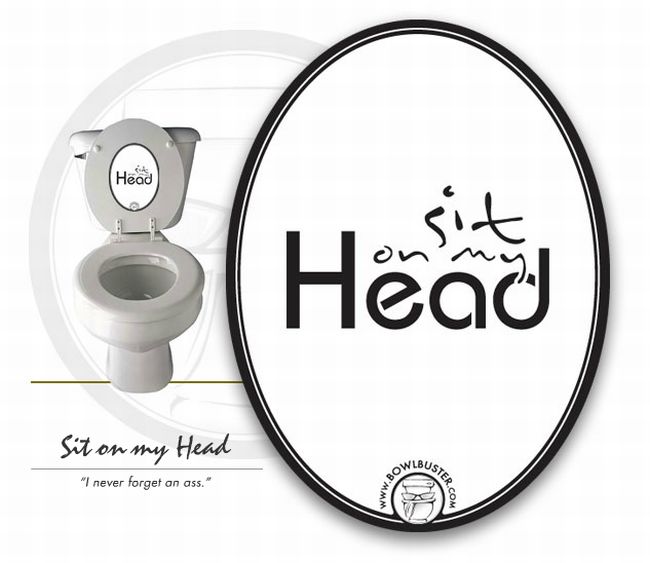 Funny Toilet Lid Stickers (6 pics)