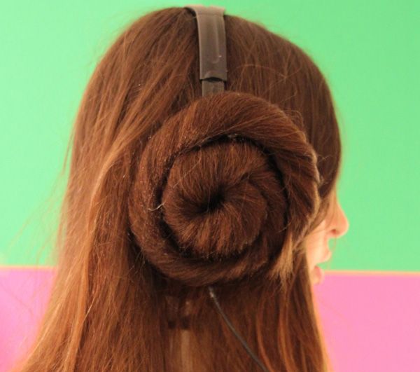 Princess Leia Headphone Covers (5 pics)