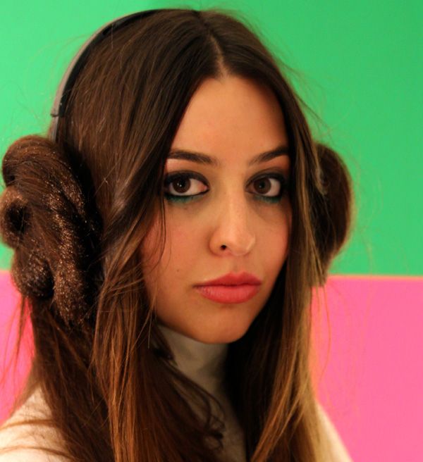 Princess Leia Headphone Covers (5 pics)