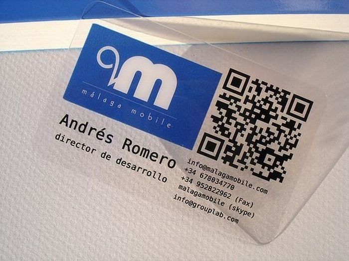 Transparent Business Cards (40 pics)