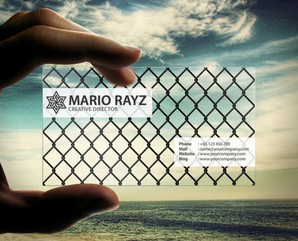 Transparent Business Cards (40 pics)