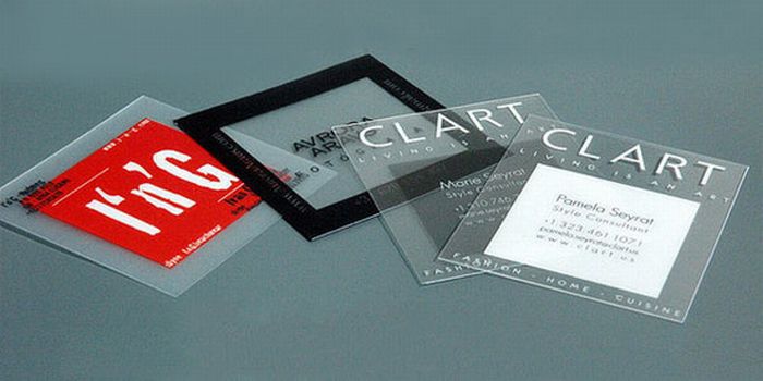 Transparent Business Cards (40 pics)