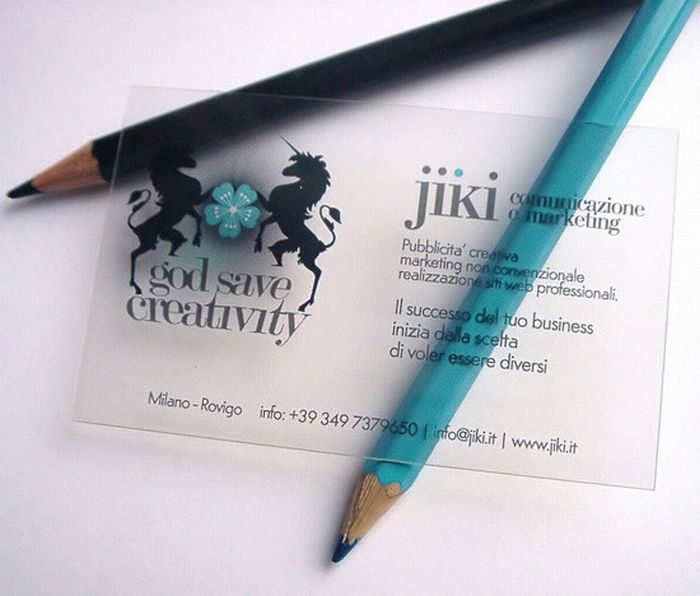 Transparent Business Cards (40 pics)