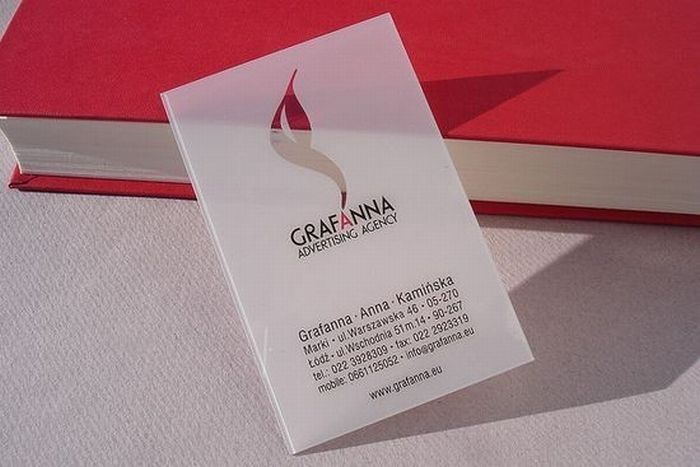 Transparent Business Cards (40 pics)