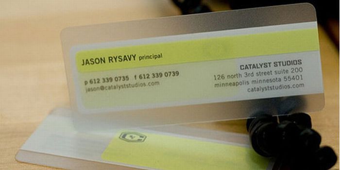 Transparent Business Cards (40 pics)