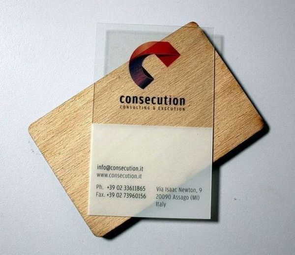 Transparent Business Cards (40 pics)