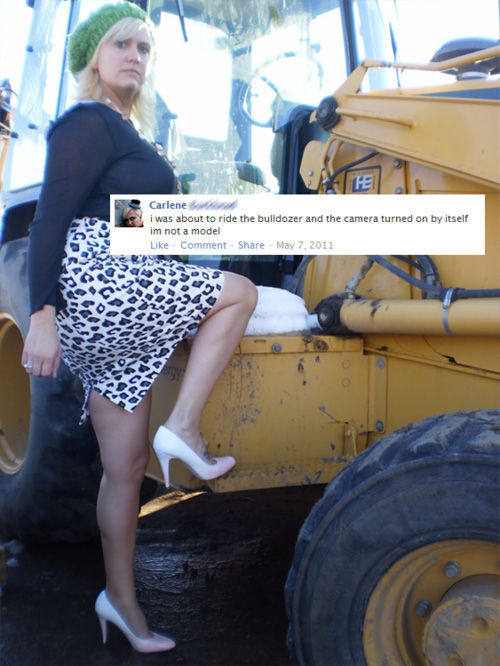 Funny Lady Posing on Facebook (6 pics)
