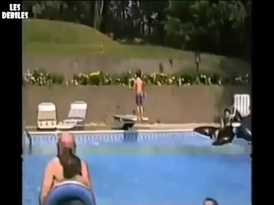Epic Pool Jump Fail