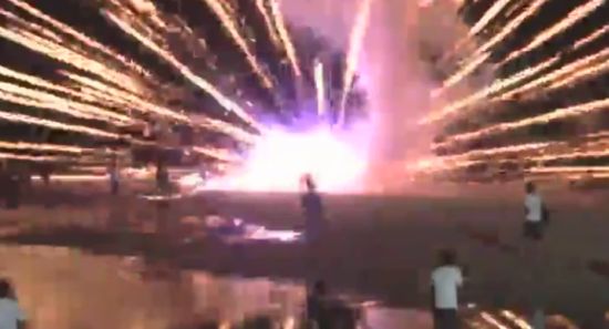 Epic Firework Fail