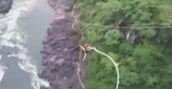 Girl Survives After Horrible Bungee Jump Fail