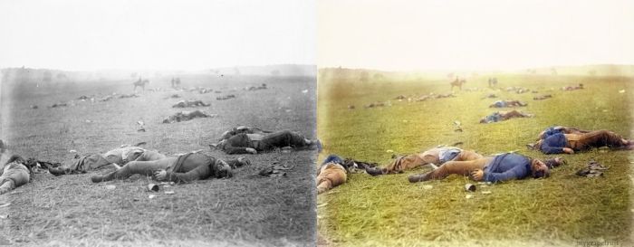 Classic Black and White Photos in Color (33 pics)