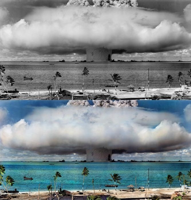 Classic Black and White Photos in Color (33 pics)