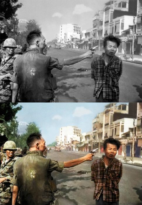 Classic Black and White Photos in Color (33 pics)
