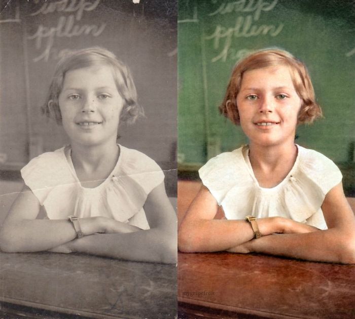 Classic Black and White Photos in Color (33 pics)