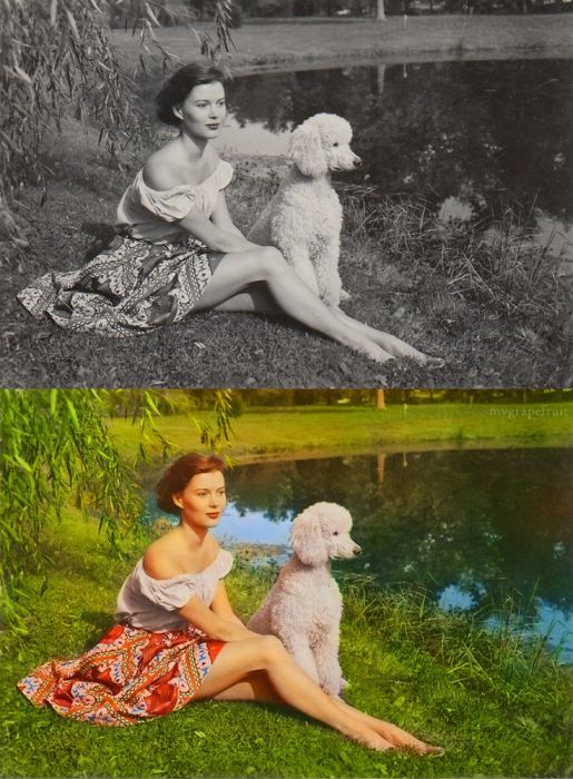 Classic Black and White Photos in Color (33 pics)