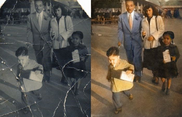 Classic Black and White Photos in Color (33 pics)