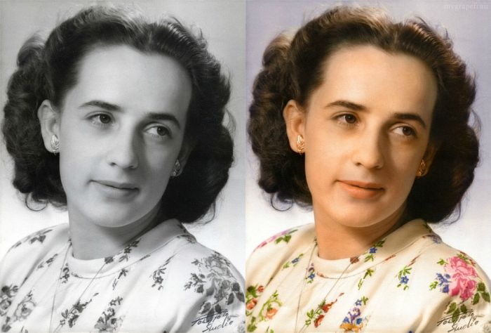 Classic Black and White Photos in Color (33 pics)