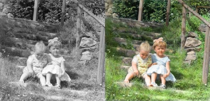 Classic Black and White Photos in Color (33 pics)
