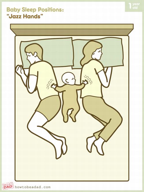 Baby Sleep Positions (8 pics)