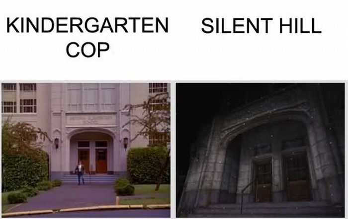 The Kindergarten Cop vs Silent Hill (6 pics)