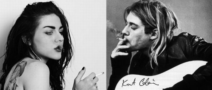 Kurt Cobain and His Daughter Frances Bean (8 pics)