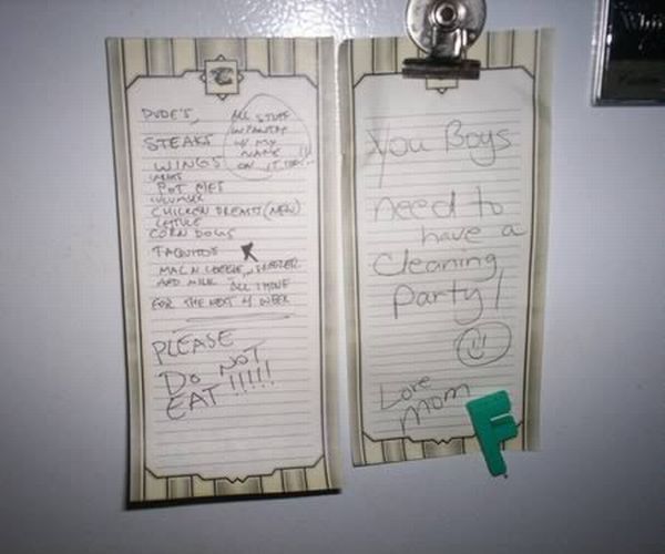 Hysterical Fridge Notes (21 pics)
