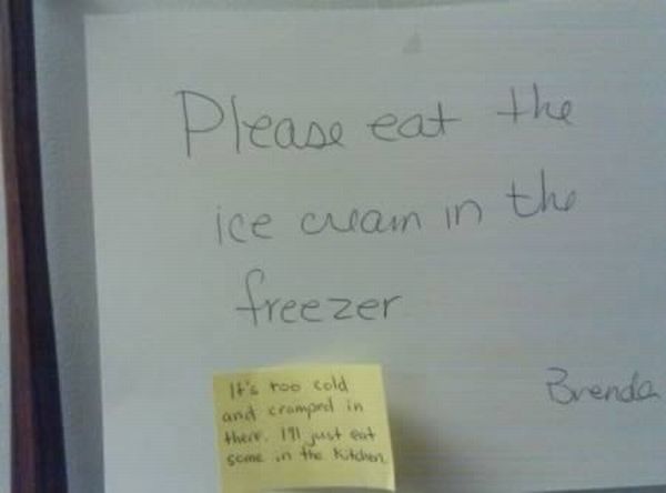 Hysterical Fridge Notes (21 pics)