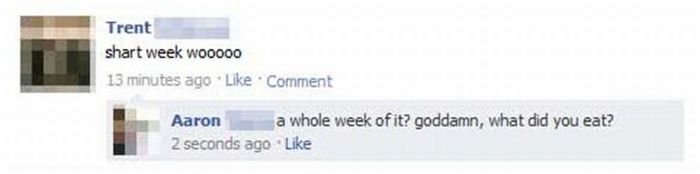The Most Unforgivable Facebook Statuses (35 pics)