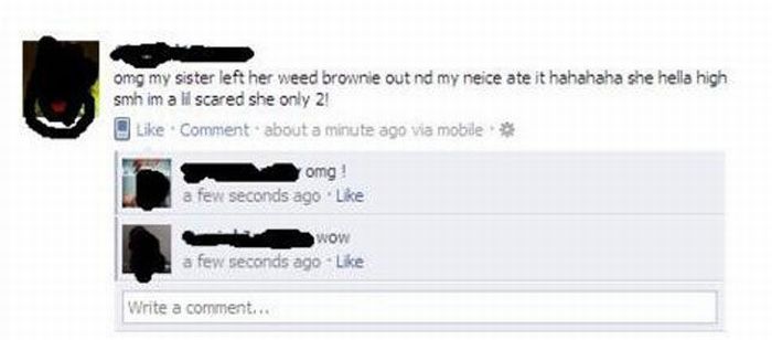 The Most Unforgivable Facebook Statuses (35 pics)