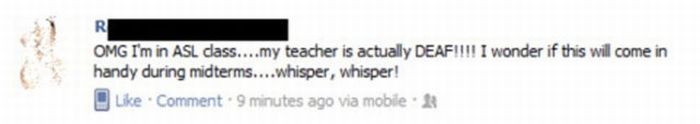 The Most Unforgivable Facebook Statuses (35 pics)
