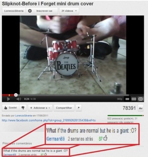 Funny Youtube Comments. Part 2 (19 pics + 2 gifs)