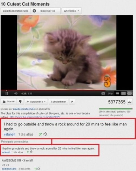 Funny Youtube Comments. Part 2 (19 pics + 2 gifs)