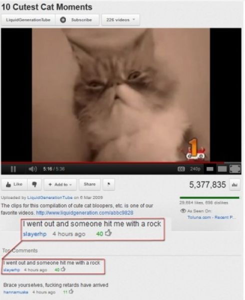 Funny Youtube Comments. Part 2 (19 pics + 2 gifs)